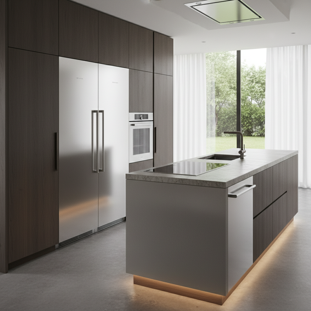 Premium home appliances in a luxury interior